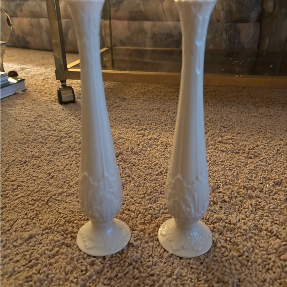 Lenox Cream Candle Holders